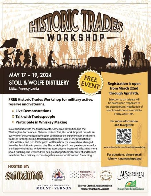 Stoll and Wolfe Historic Trades Workshop for Vetrans !