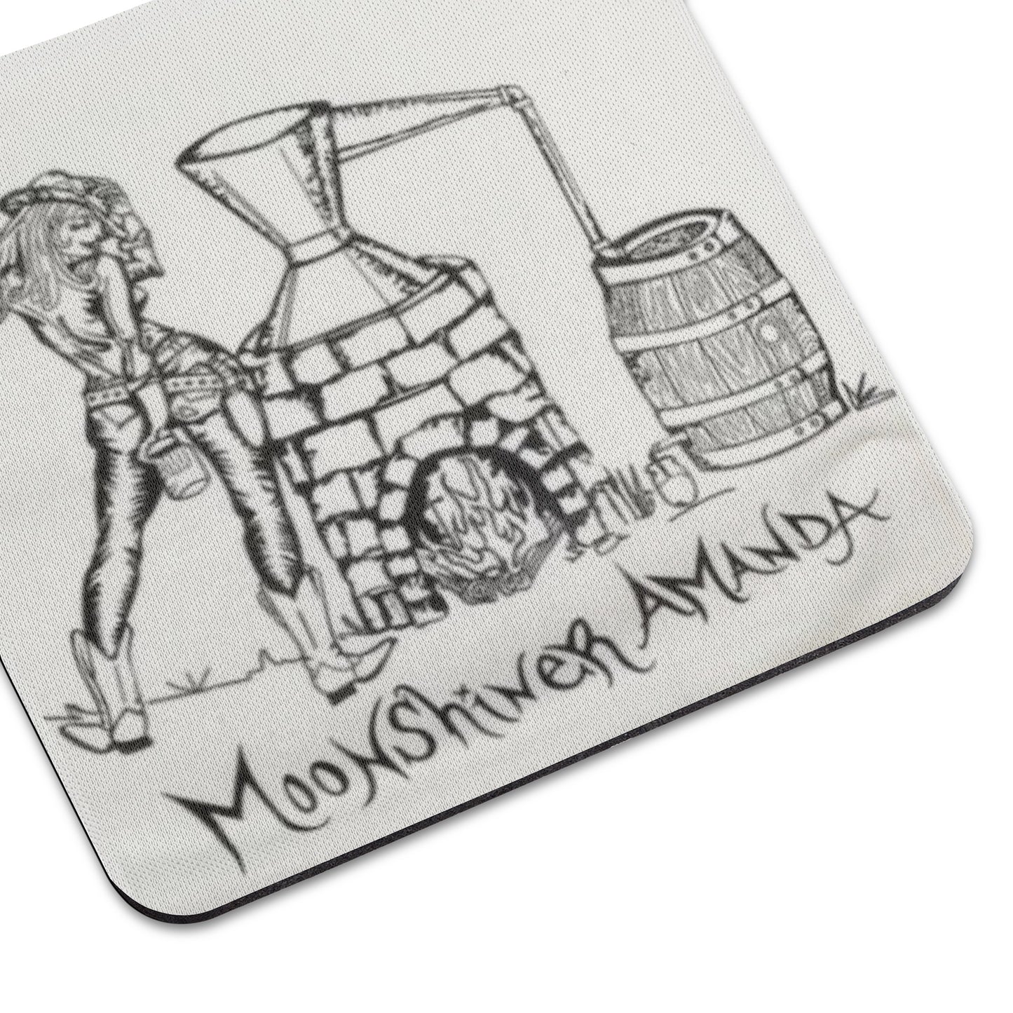 Coaster Set - Soft Rubber - Anti Slip - Sketch 1