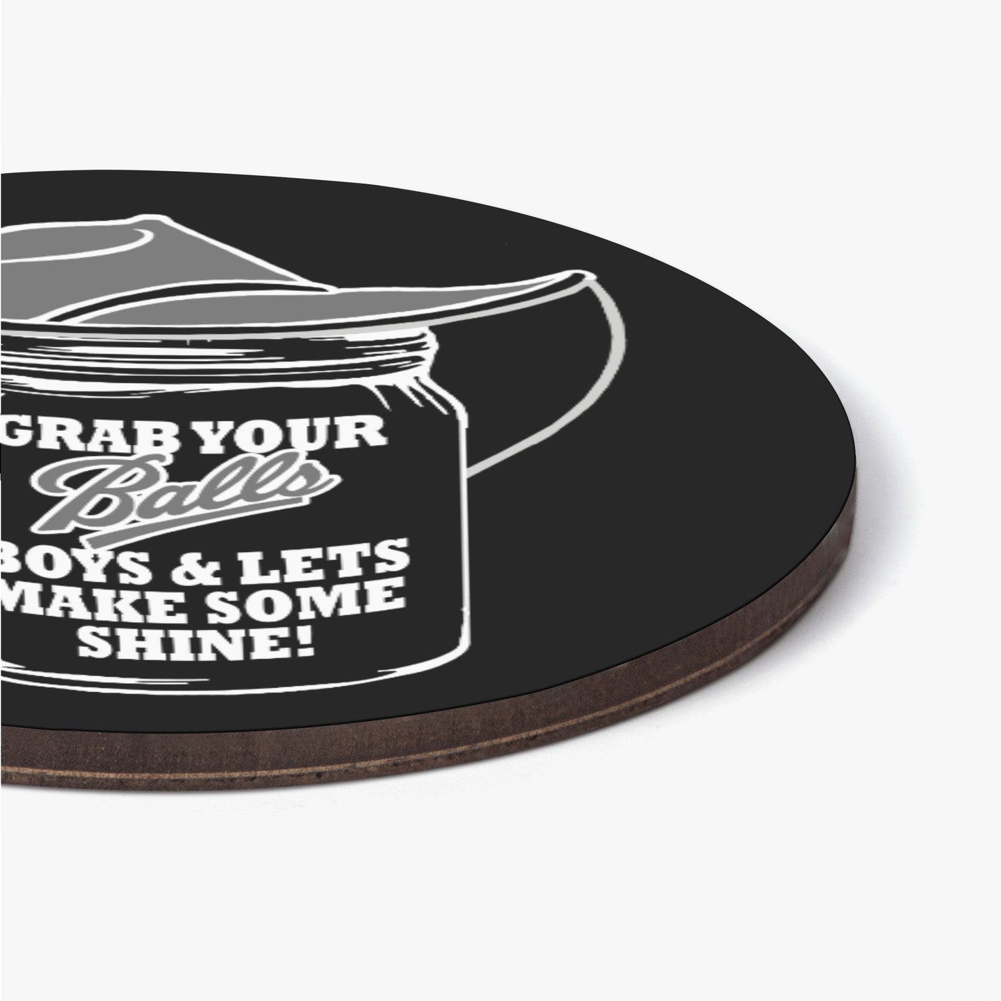 Coaster Set - Wood - Lets Make Some Shine!