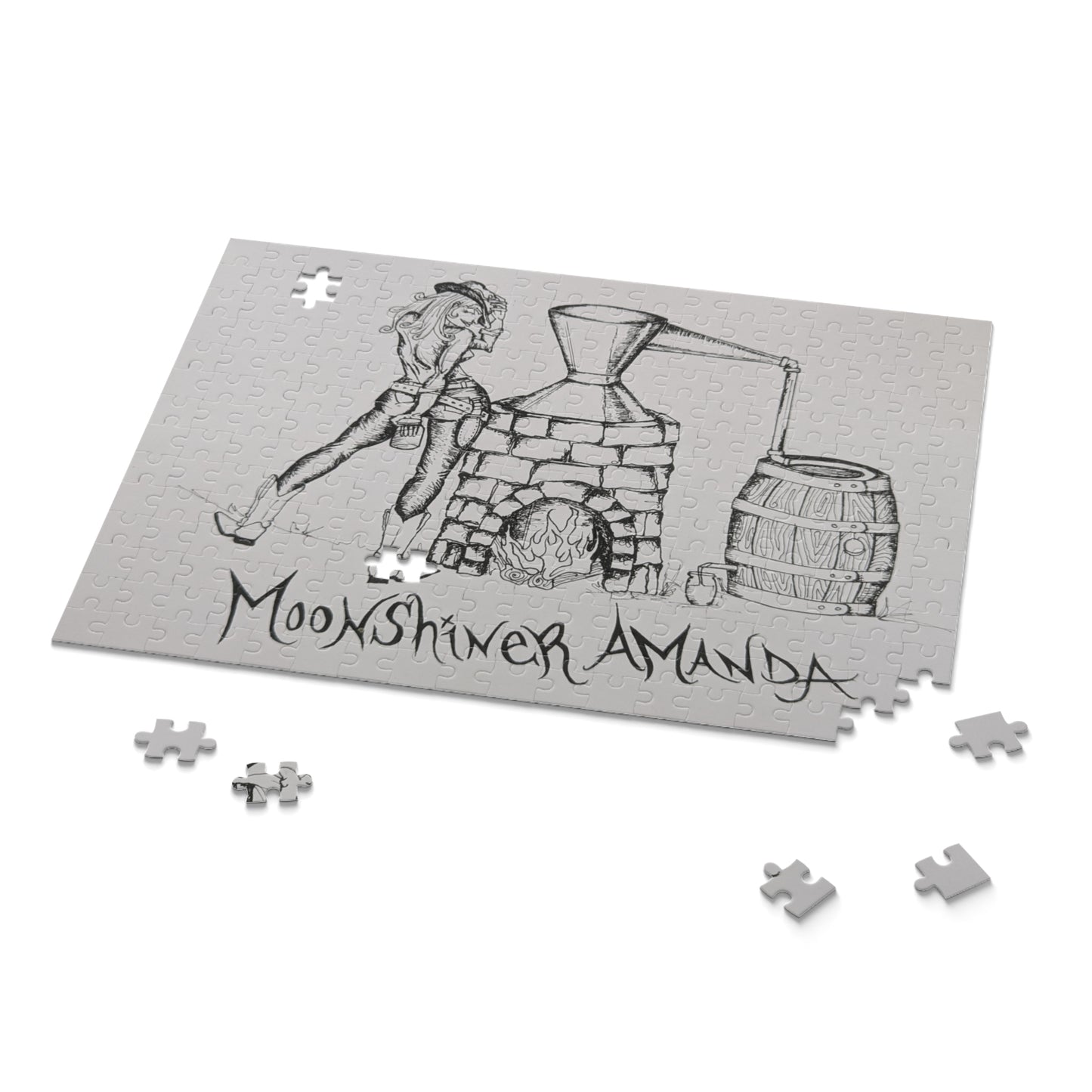 Puzzle (120, 252, 500-Piece) - Gift Box - Sketch 1