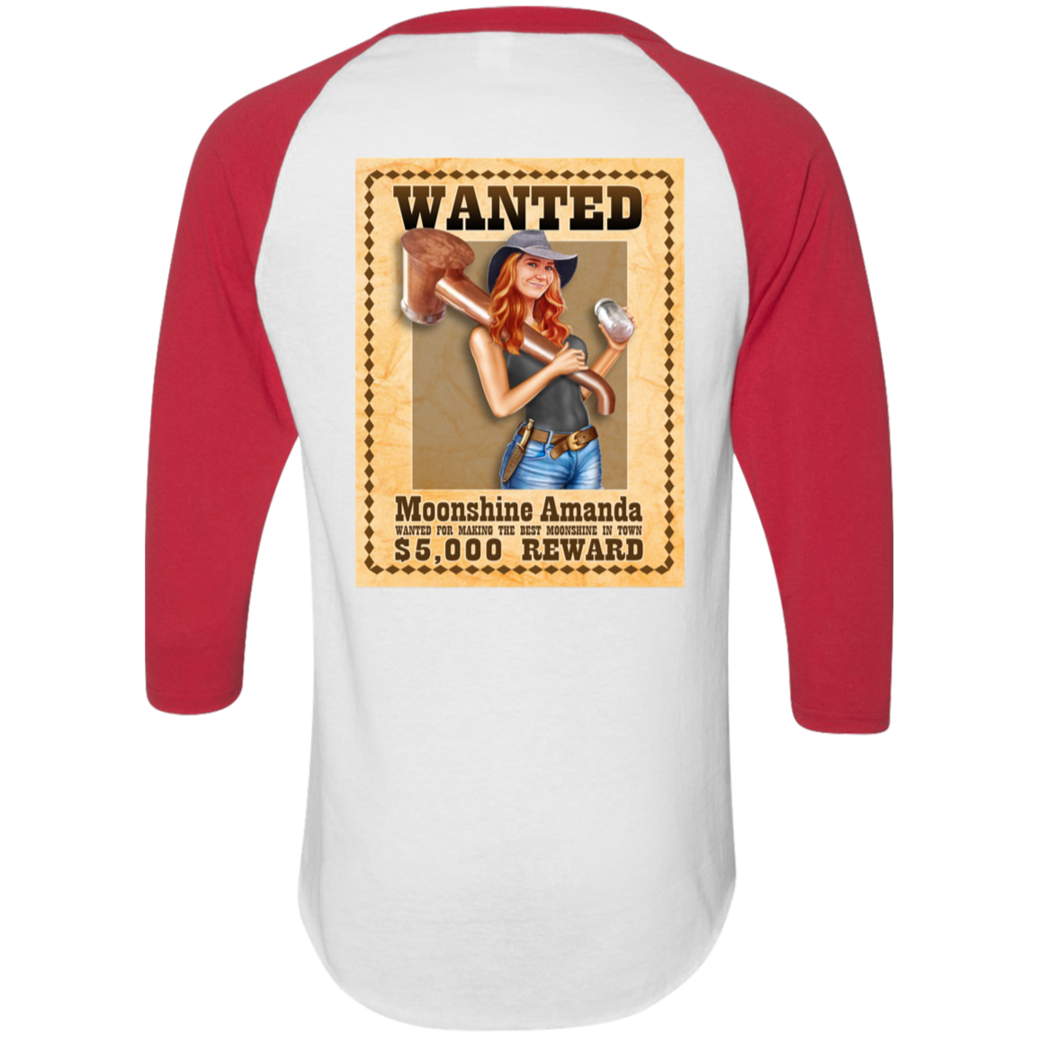 T-Shirt - Raglan Jersey - Wanted