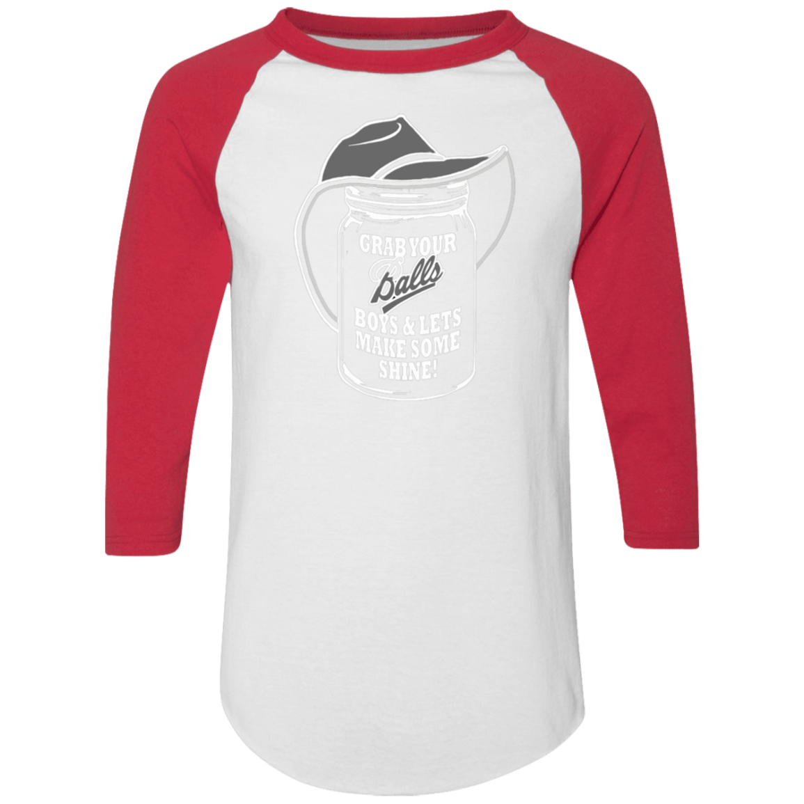 T-Shirt - Raglan Jersey - Let's Make Some Shine