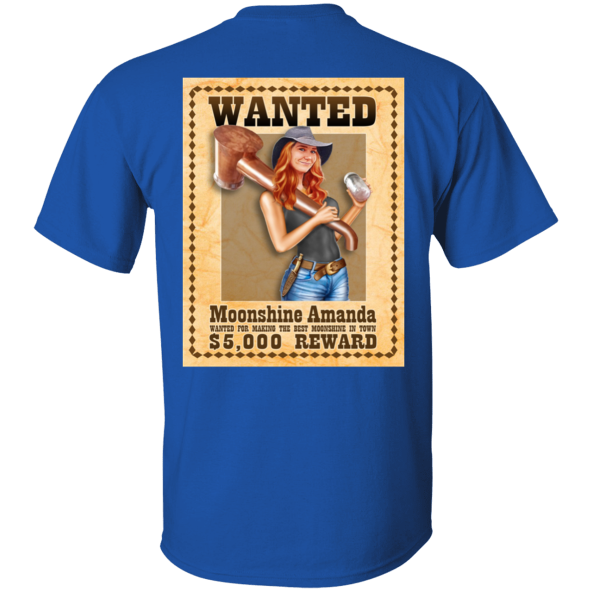 T-Shirt - Back Image - Wanted