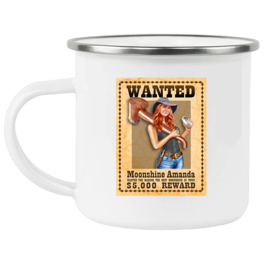 Mug - 12 oz. Enamel Camping - Wanted