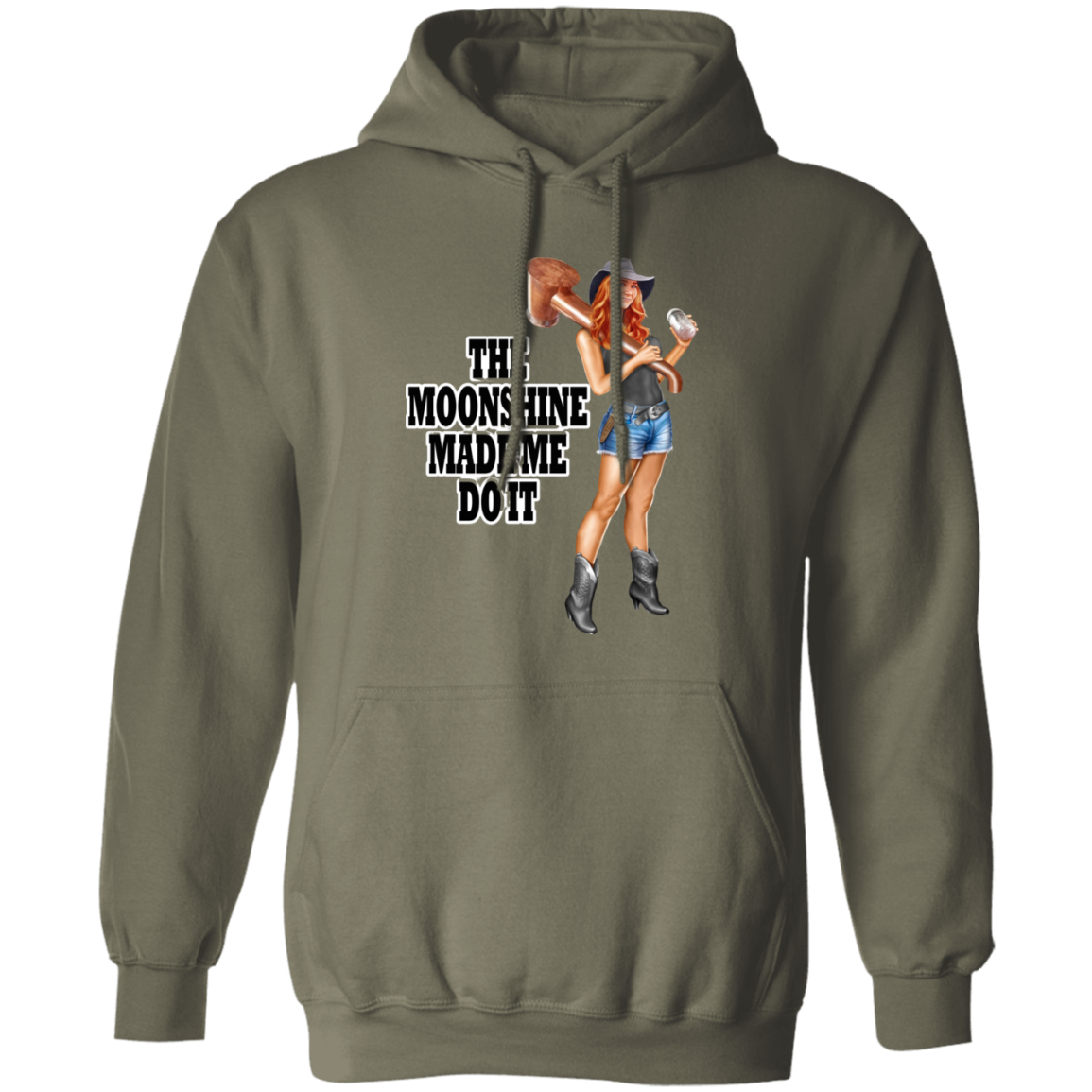 Hoodie - Front Image - The Moonshine Made Me Do It !