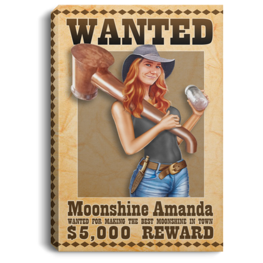 Canvas - Wanted Poster - Portrait