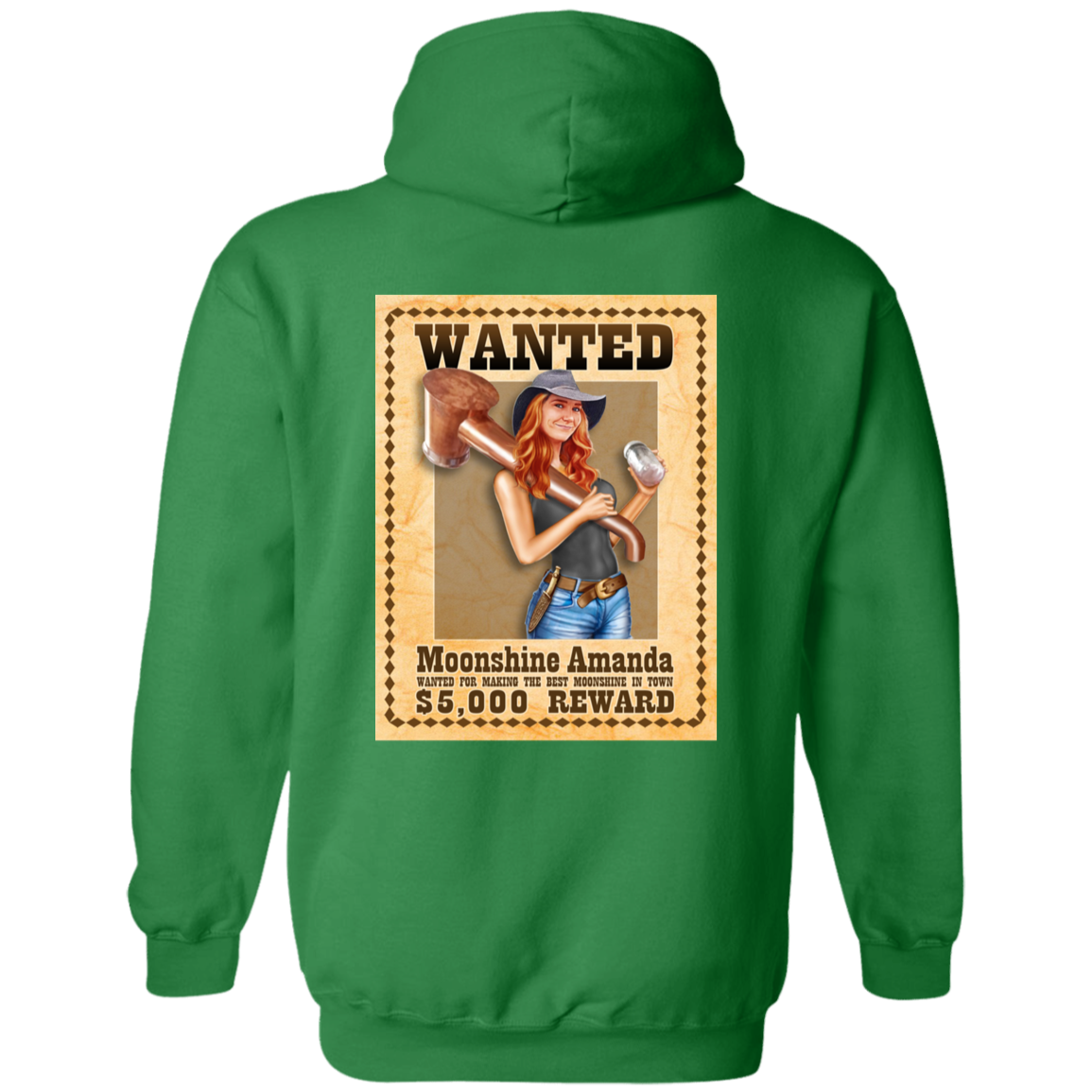 Hoodie - Back Image - Wanted