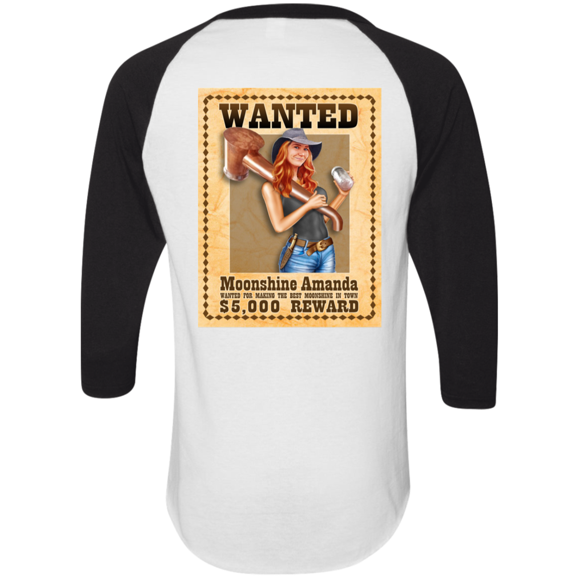 T-Shirt - Raglan Jersey - Wanted