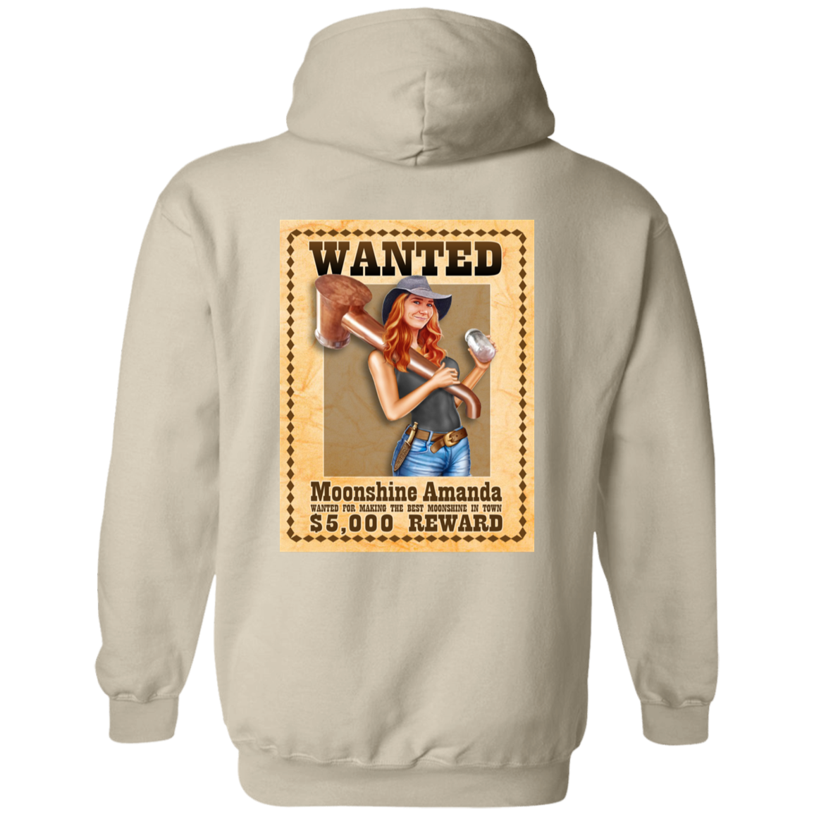 Hoodie - Back Image - Wanted