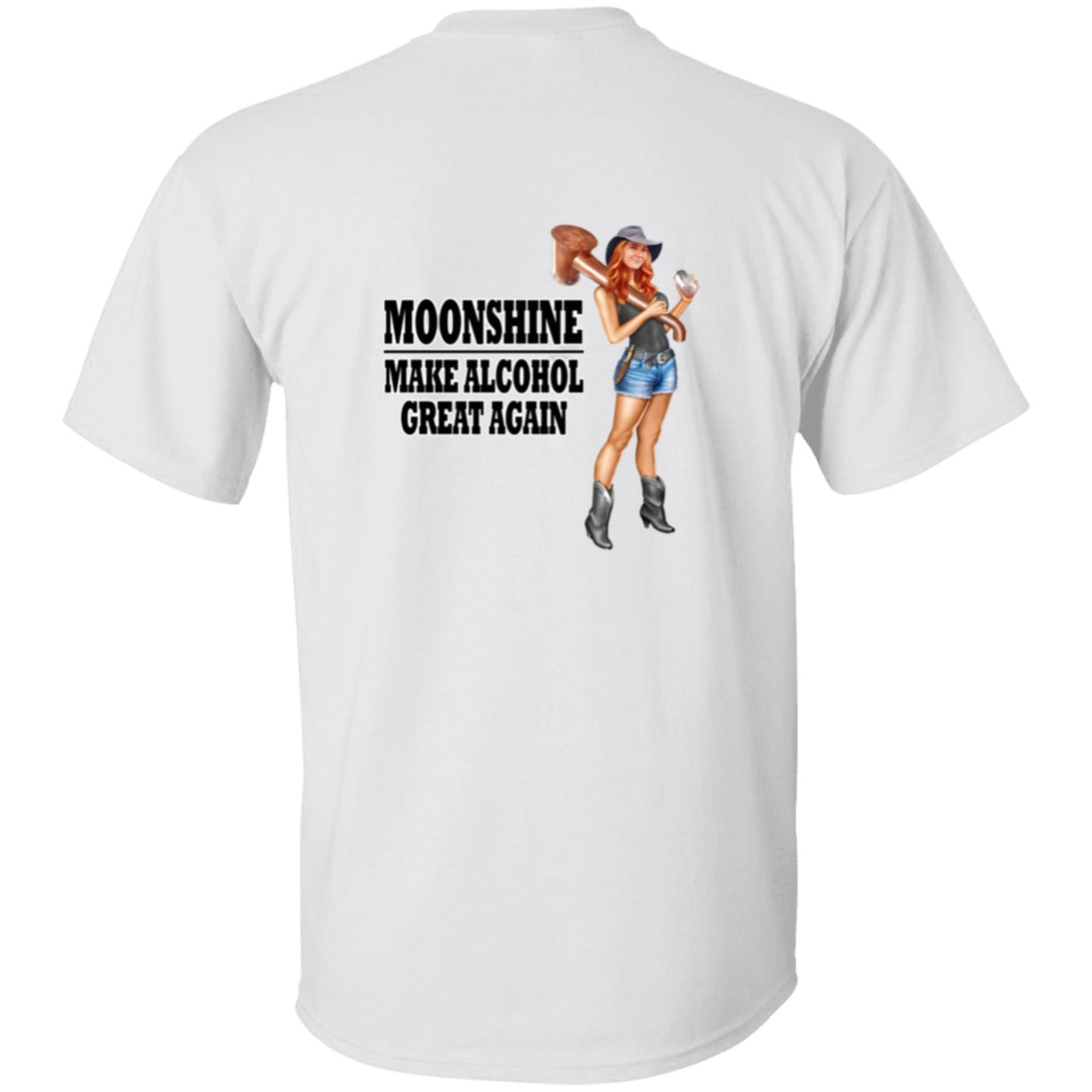 T-Shirt - Back Image - Make Alcohol Great Again