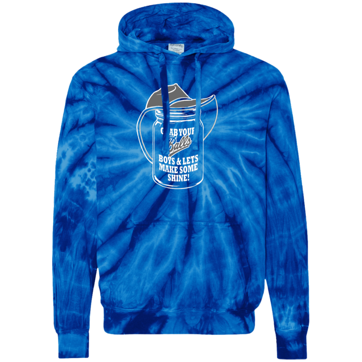 Hoodie - Tie Dye - Let's Make Some Shine