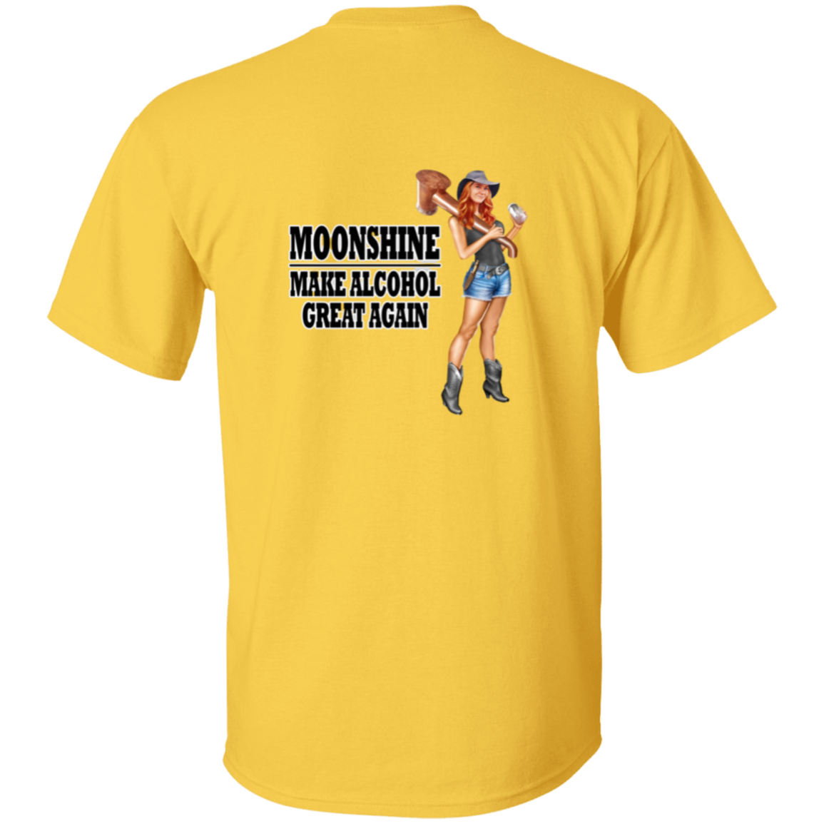 T-Shirt - Back Image - Make Alcohol Great Again