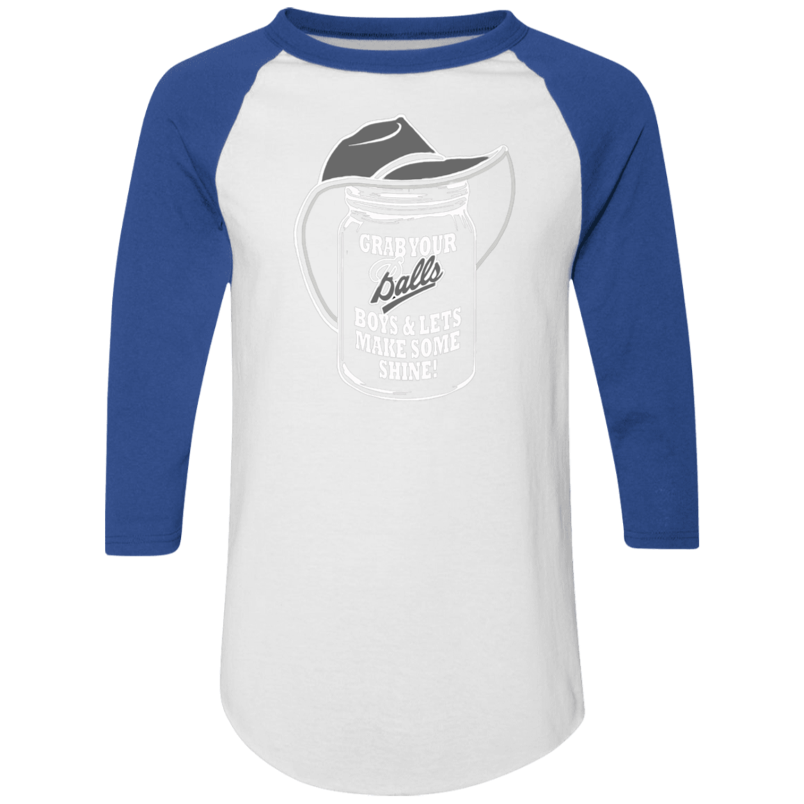 T-Shirt - Raglan Jersey - Let's Make Some Shine