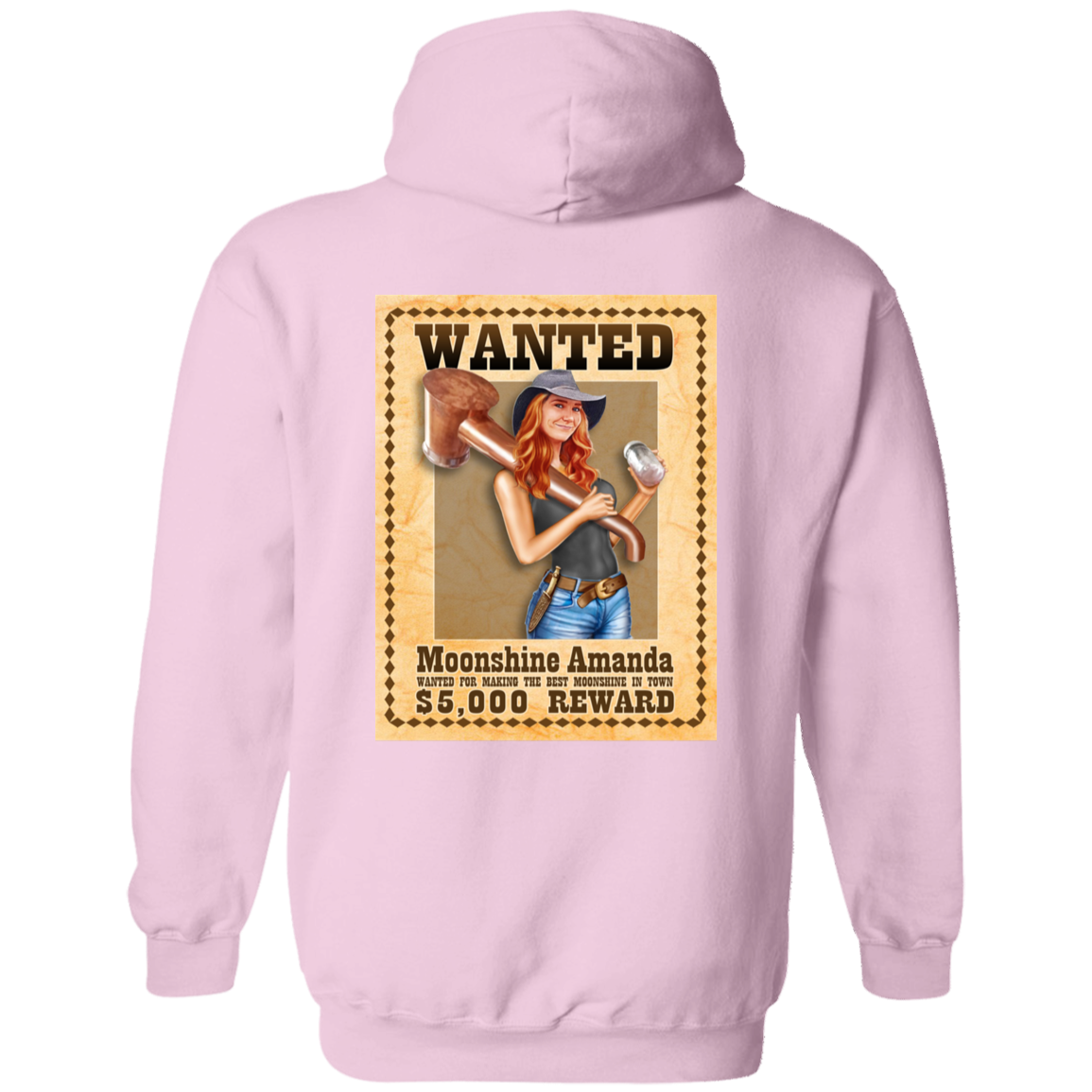 Hoodie - Back Image - Wanted