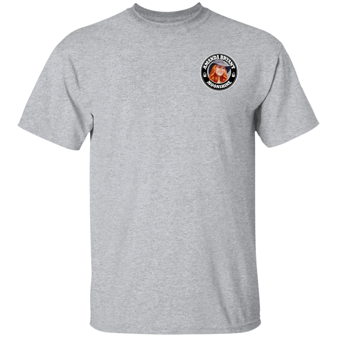 T-Shirt - Back Image - AB Moonshine with Front Circle Logo