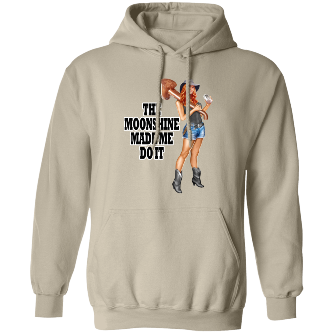 Hoodie - Front Image - The Moonshine Made Me Do It !