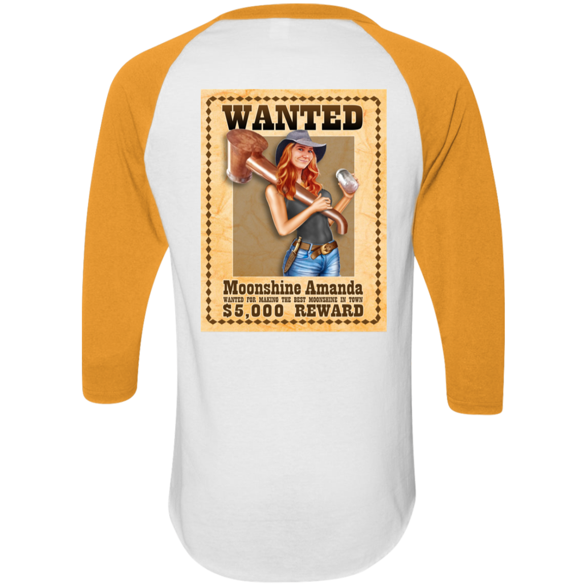 T-Shirt - Raglan Jersey - Wanted