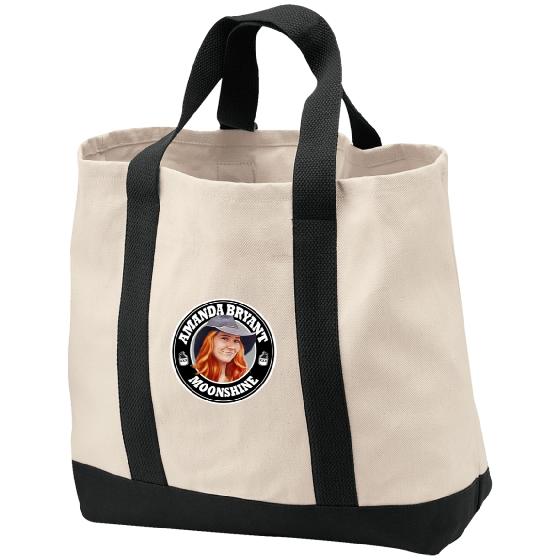 Canvas Shopping Tote - AB Circle Logo