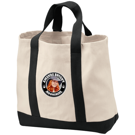 Canvas Shopping Tote - AB Circle Logo