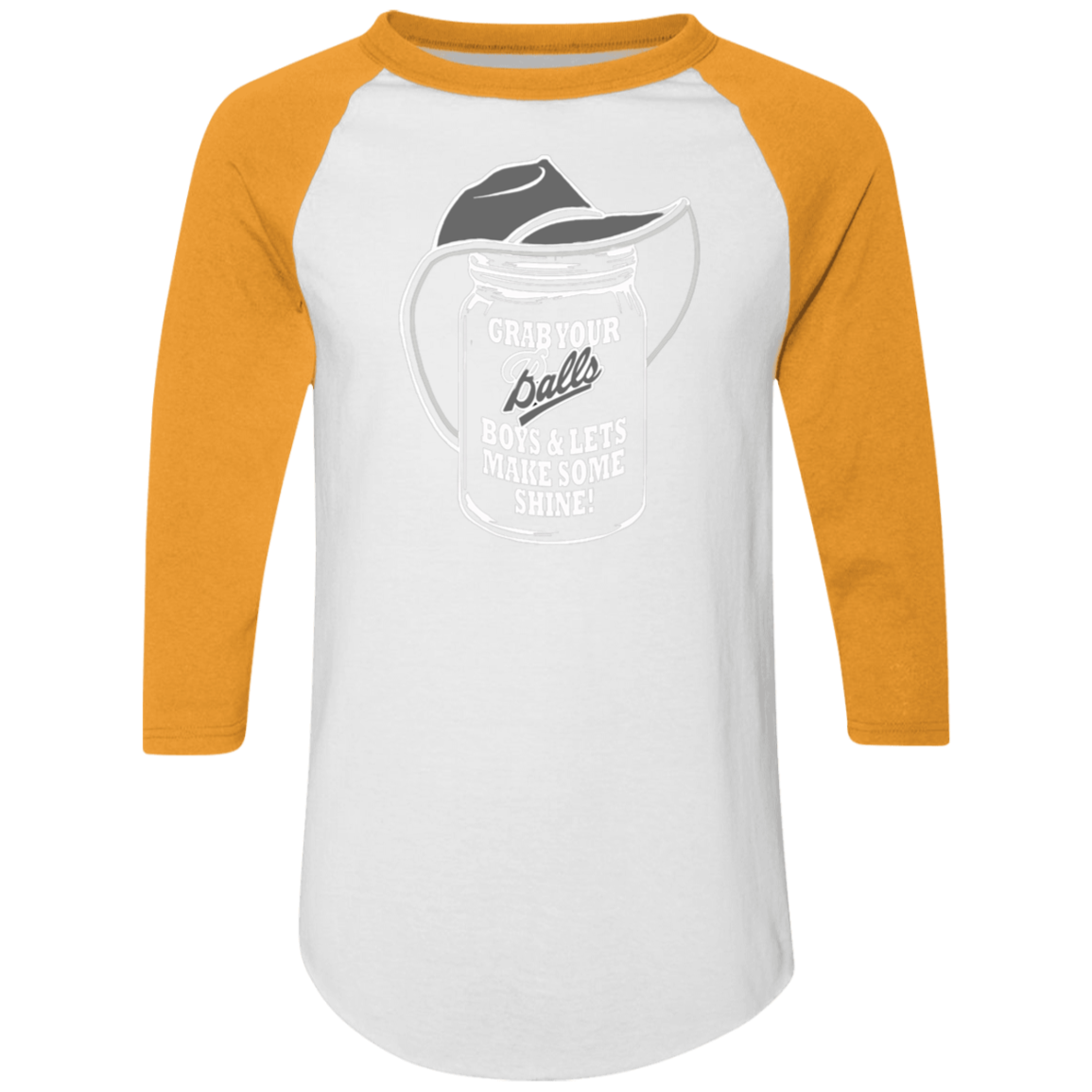 T-Shirt - Raglan Jersey - Let's Make Some Shine